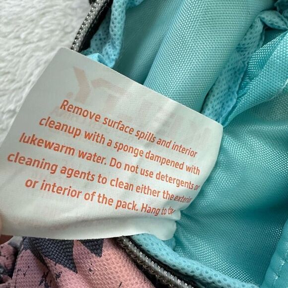 Kelty Built Women's Aztec Print Multipocketed Backpack Blue Pink Southwestern - Picture 14 of 16